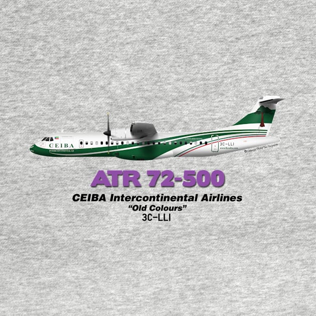 Avions de Transport Régional 72-500 - CEIBA Intercontinental Airlines "Old Colours" by TheArtofFlying